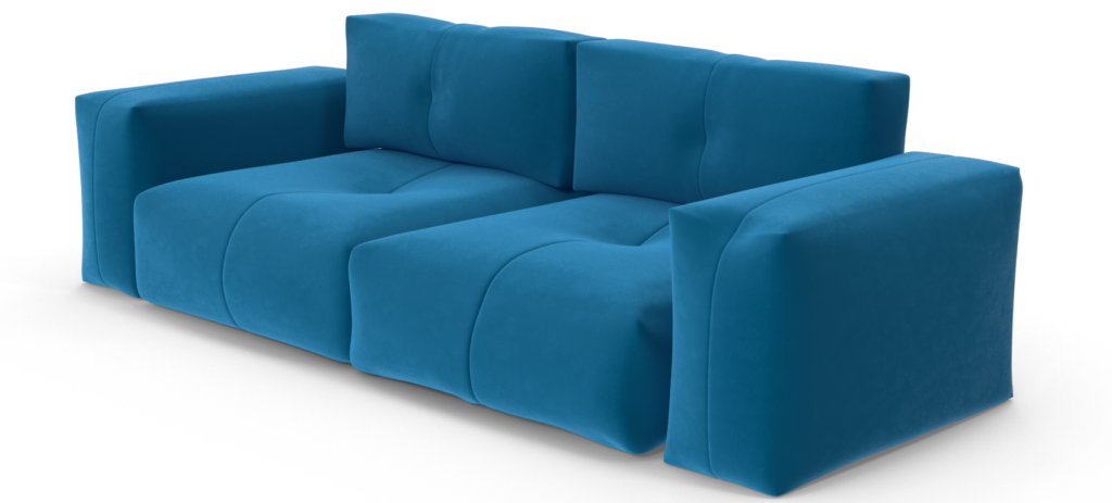 blue 3d sofa